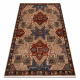 Carpet Wool KESHAN fringe, ethnic, oriental 1250/53565 beige / terracotta