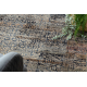 Tapis en laine KESHAN franges, Cadre oriental 1251/53511 L'or / bleu foncé