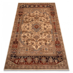 Koberec VLNA KESHAN strapce, oriental 1255/53525 béžová / terakota
