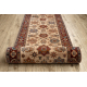 KESHAN Wool runner 7683/53555 Oriental, frame beige / terracotta