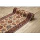 Alfombra de pasillo lana KESHAN 7683/53555 Oriental, marco beige / terracota
