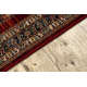 Tappeto in lana KESHAN frange, Patchwork orientale 1257/53588 terracotta / beige