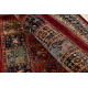 Vilnonis kilimas KESHAN kutai, Patchwork rytietiškas 1257/53588 oranžinė / smėlio spalvos
