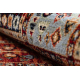 Vilnonis kilimas KESHAN kutai, Patchwork rytietiškas 1257/53588 oranžinė / smėlio spalvos