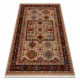 Carpet Wool KESHAN fringe, Ornament oriental 6668/53555 beige / claret 