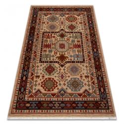 Koberec Wool KESHAN Ornament oriental 6668/53555 béžová / bordó 