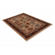 Carpet Wool KESHAN fringe, Ornament oriental 6668/53555 beige / claret 