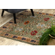 Carpet Wool KESHAN fringe, ethnic, oriental 6902/53533 green / terracotta