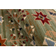 Carpet Wool KESHAN fringe, ethnic, oriental 6902/53533 green / terracotta