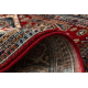 Gyapjú szőnyeg KESHAN rojt Dísz, Keret keleti 7275/53588 bordó / zöld