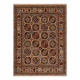 Tapete de lã KESHAN franjas, Moldura, oriental 7874/53555 bege / terracota