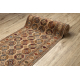 KESHAN Wool runner 7874/53555 Oriental beige / terracotta - 100 cm