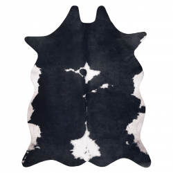 Covor Artificial Cowhide, Vaca G5070-3 negru alb din piele - SECUNDAR-COTATI PRODUSUL