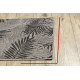 CARPET SIZAL FLOORLUX 20504 LEAVES silver / black JUNGLE - SECOND-RATE PRODUCT