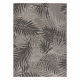 CARPET SIZAL FLOORLUX 20504 LEAVES silver / black JUNGLE - SECOND-RATE PRODUCT
