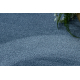 Fitted carpet SEDUCTION blue 71 soft, durable, bedroom, hotel