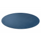Carpet round SEDUCTION blue 71 soft, durable, bedroom, hotel