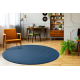 Carpet round SEDUCTION blue 71 soft, durable, bedroom, hotel