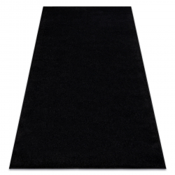 ETON PLUS Teppich schwarz, einfarbig, einheitlich, schlicht