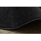 Tapis ETON PLUS cercle noir, unicolore, uniforme, uni