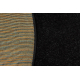 ETON PLUS teppe sirkel svart, ensfarget, uniform