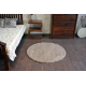 Carpet circle SHAGGY MICRO caramel