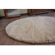 Teppich Kreis SHAGGY MICRO Karamell