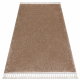 Alfombra BERBER 9000 beige Franjas Bereber Marroquí Shaggy