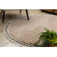 Carpet BERBER 9000 circle beige Fringe Berber Moroccan shaggy