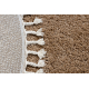 Carpet BERBER 9000 circle beige Fringe Berber Moroccan shaggy