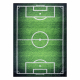 Tapis lavable BAMBINO 58690 Terrain, football pour les enfants antidérapant - vert 
