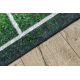 BAMBINO 58690 Waschteppich Spielfeld, Fußball für Kinder Anti-Rutsch - grün 