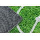 Alfombra lavable BAMBINO 58690 Cancha, futbol para niños antideslizante - verde 