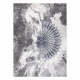 Dywan ALLURE 5715 Abstrakcja - Strukturalny, stylowy, glamour jasnoszary / granatowy
