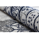 Tapijt ALLURE 5715 Abstractie - Structureel, stijlvol, glamour lichtgrijs / donkerblauw
