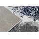 Tapijt ALLURE 5715 Abstractie - Structureel, stijlvol, glamour lichtgrijs / donkerblauw