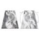 Tapijt ALLURE 5715 Abstractie - Structureel, stijlvol, glamour lichtgrijs / wit