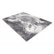 Tapijt ALLURE 5715 Abstractie - Structureel, stijlvol, glamour lichtgrijs / wit