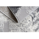 Alfombra ALLURE 5715 Abstracción - Estructural, elegante, glamurosa gris claro / blanca