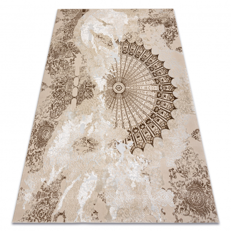 Tappeto ALLURE 5715 Astrazione - Strutturale, elegante, glamour beige / bianco