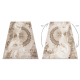 Tapijt ALLURE 5715 Abstractie - Structureel, stijlvol, glamour beige / wit