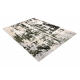 Alfombra ALLURE 9428 Abstracción - Estructural, elegante, glamurosa verde / beige