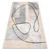 Dywan ALLURE 9980 Geometryczny - Strukturalny, stylowy, glamour beż / zielony