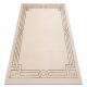 Alfombra ALLURE 1907 Patrón griego, marco - Estructural, elegante, glamurosa beige