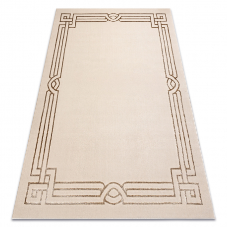 Matta ALLURE 1907 grekisk Ram - Strukturell, snygg, glamour beige