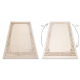 Dywan ALLURE 1907 Grecki, ramka - Strukturalny, stylowy, glamour beż