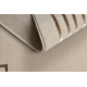 Matta ALLURE 1907 grekisk Ram - Strukturell, snygg, glamour beige