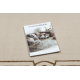Matta ALLURE 1907 grekisk Ram - Strukturell, snygg, glamour beige