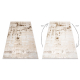 Matta ALLURE 4642 Vintage - Strukturell, snygg, glamour beige