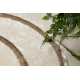 Matta ALLURE 5756 Geometrisk - Strukturell, snygg, glamour beige